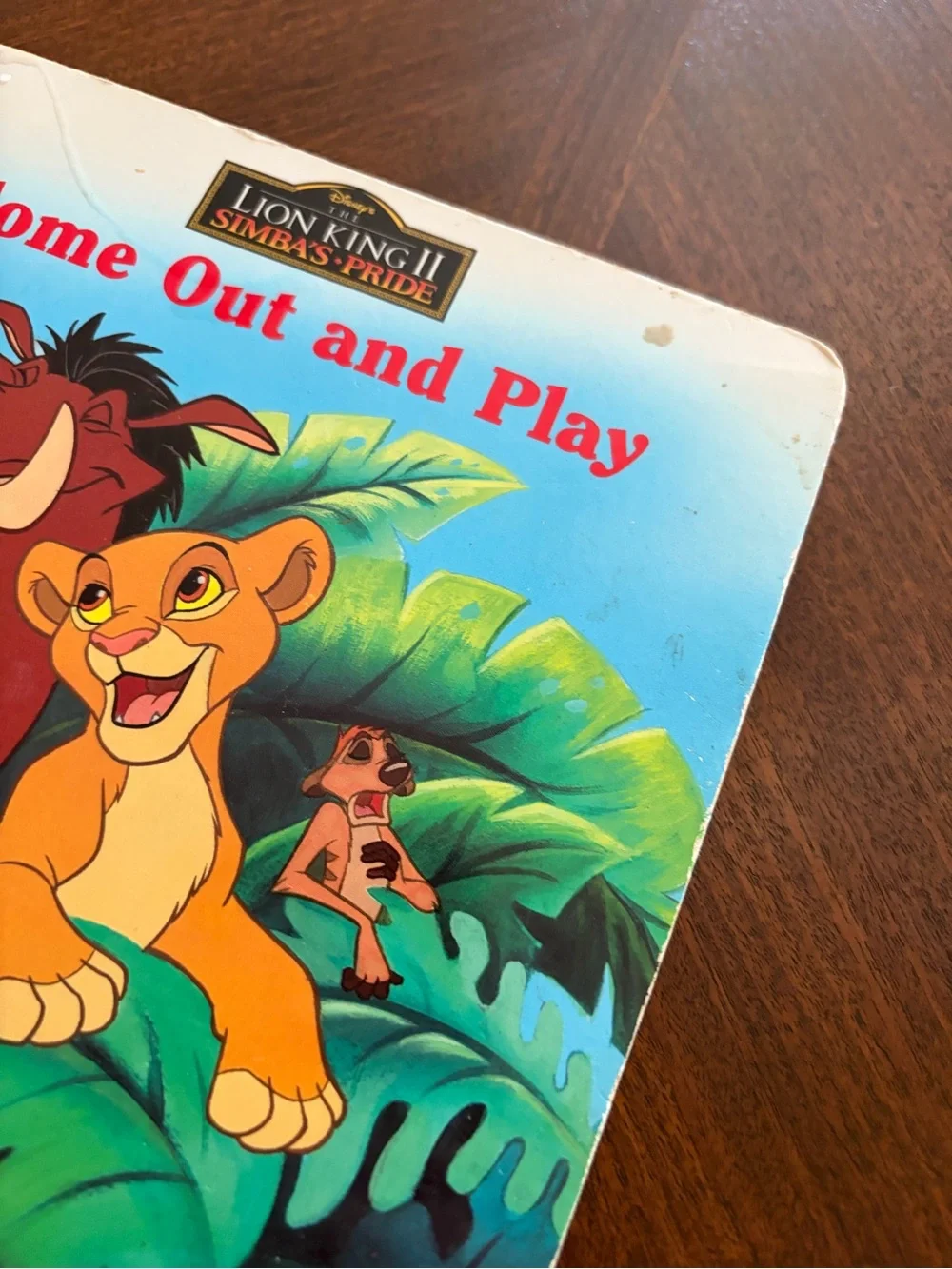 Lion King 2 simba’s pride board book come out and play